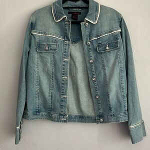 Willi Smith Jean Jacket Buttons Large